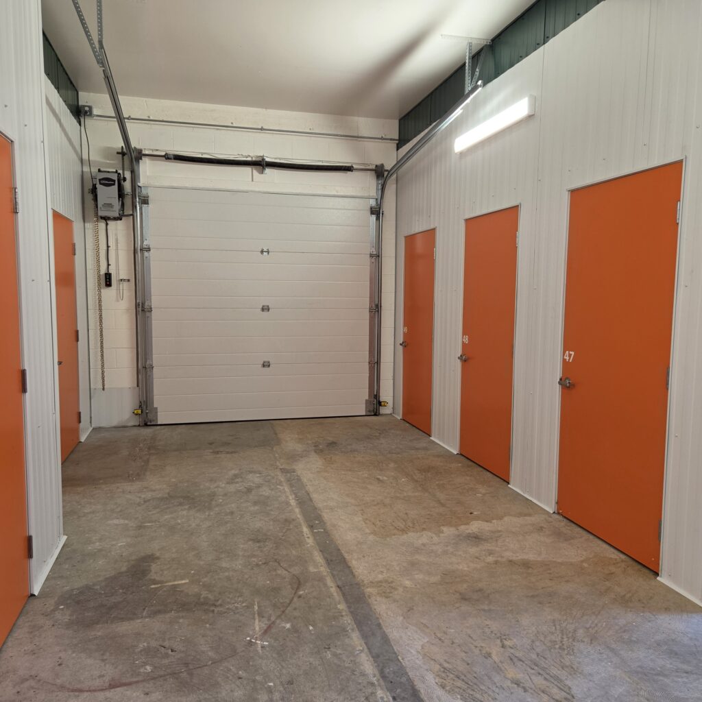 Anvil Storage Oliver Heated AC Units inside closed door 8100
